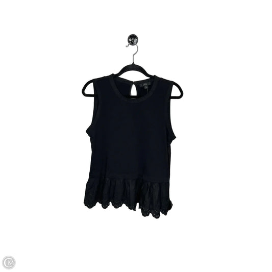 Top Sleeveless By J. Crew In Black, Size: S