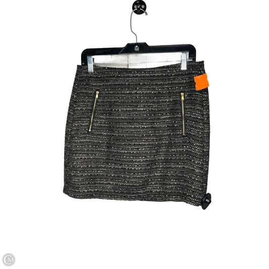 Skirt Mini & Short By Esprit In Black & Cream, Size: 12