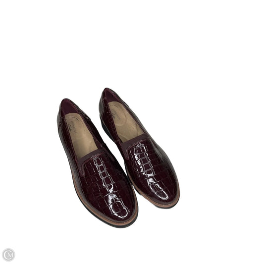 Shoes Heels Platform By Clarks In Red, Size: 10