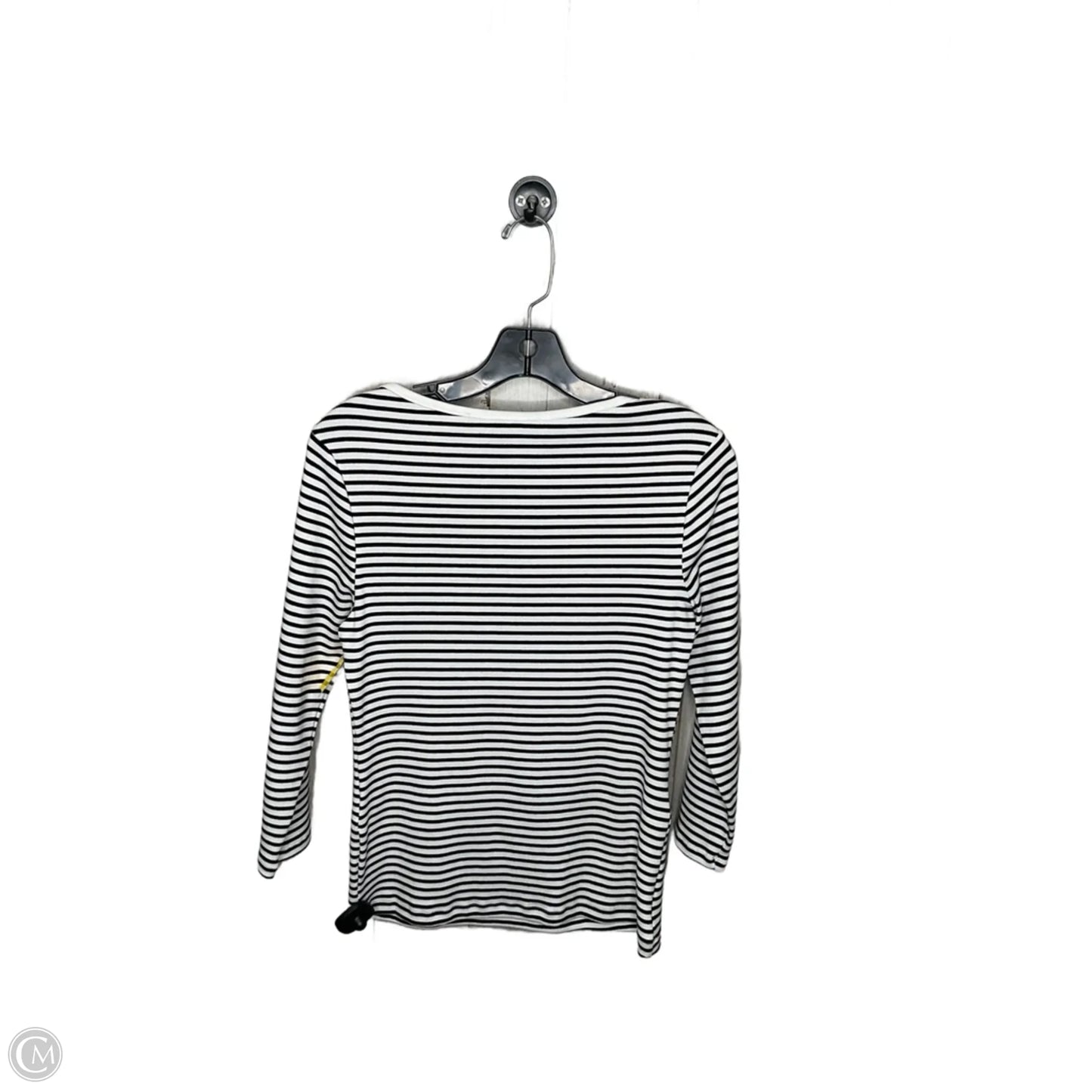 Top Long Sleeve By White House Black Market In Striped Pattern, Size: S
