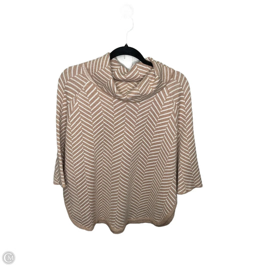 Poncho By Loft In Beige, Size: Xs