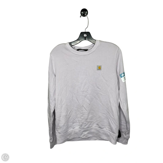 Sweatshirt Crewneck By Carhartt In Purple, Size: Xs
