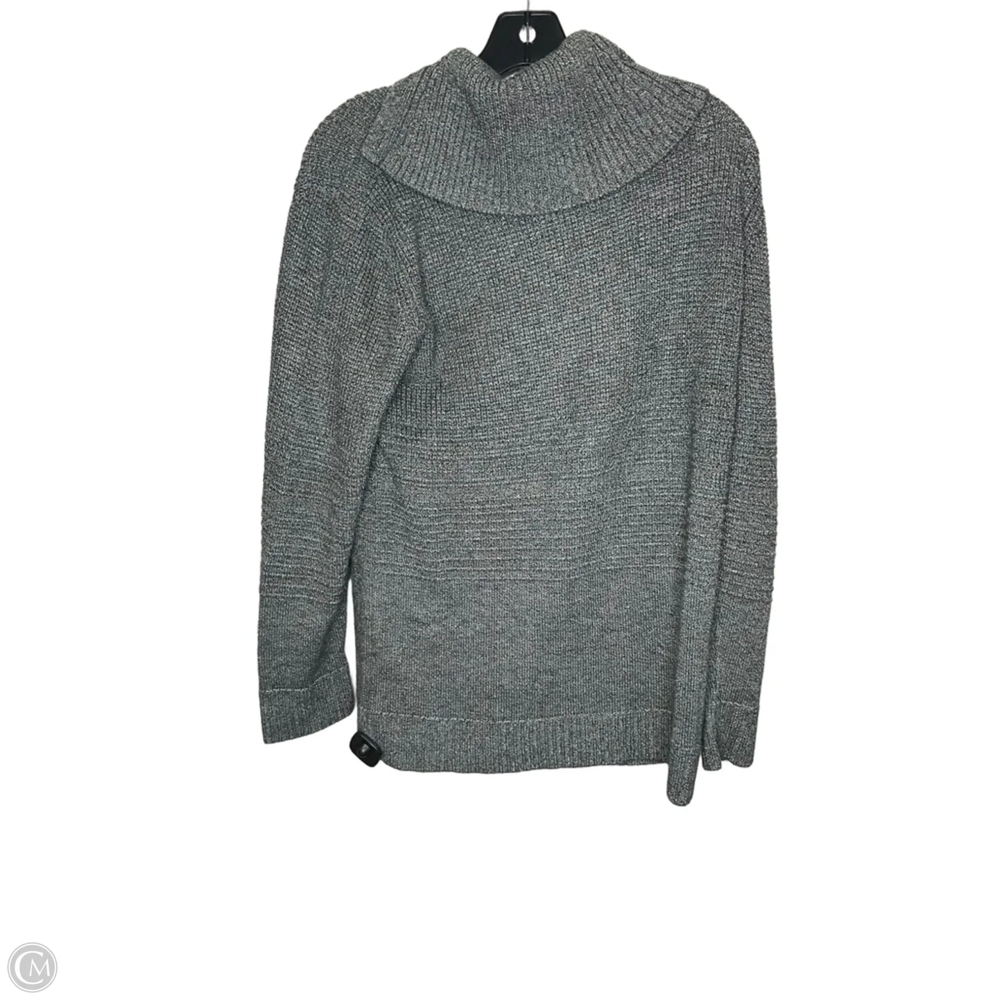 Sweater By Calvin Klein In Grey, Size: L