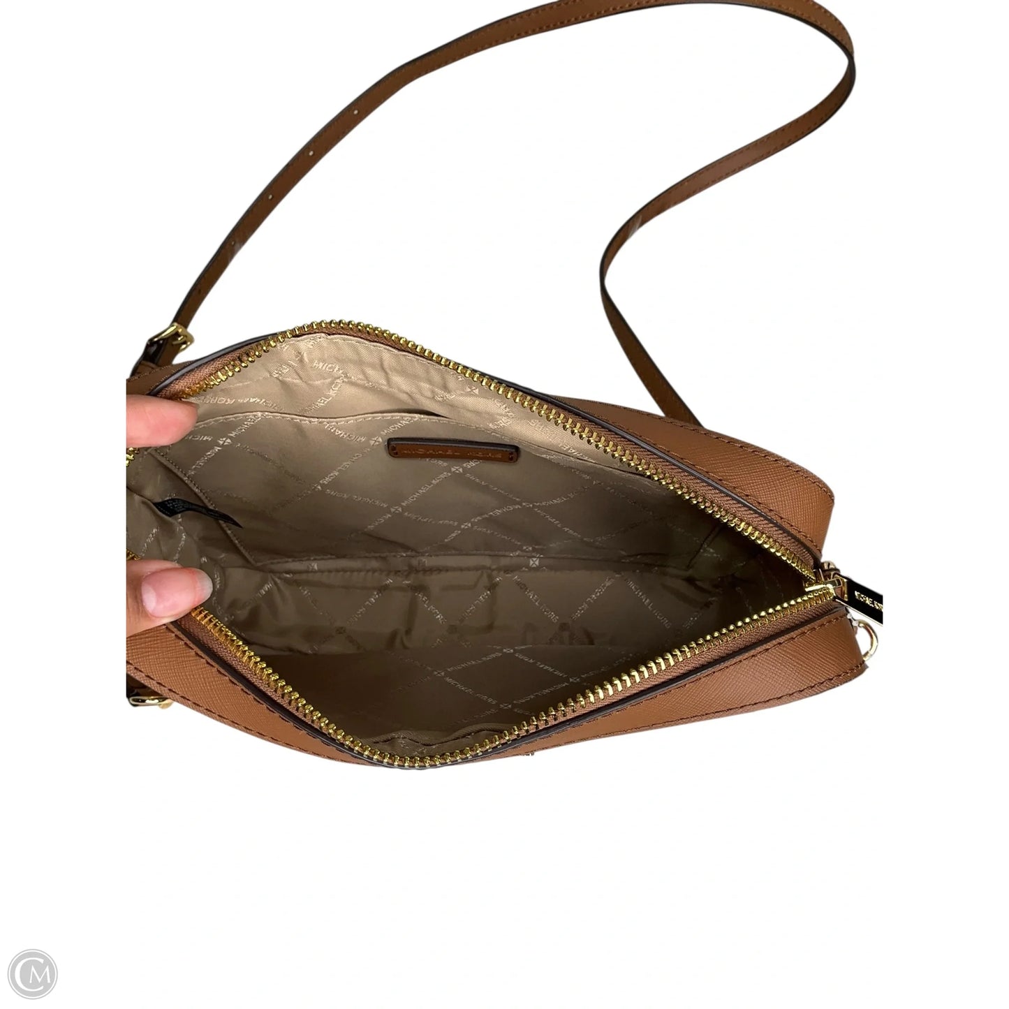 Crossbody Designer By Michael Kors, Size: Medium