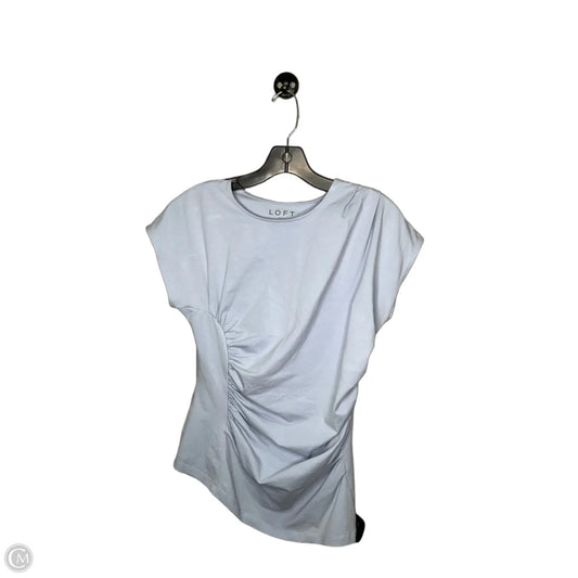 Top Short Sleeve By Loft In Purple, Size: S