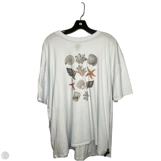 Top Short Sleeve By Wild Fable In Blue, Size: Xxl