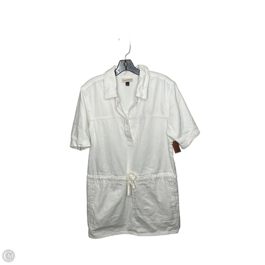Dress Casual Short By Universal Thread In White Denim, Size: M