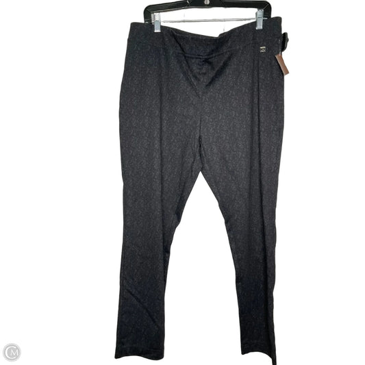 Athletic Leggings By Calvin Klein In Black, Size: Xl