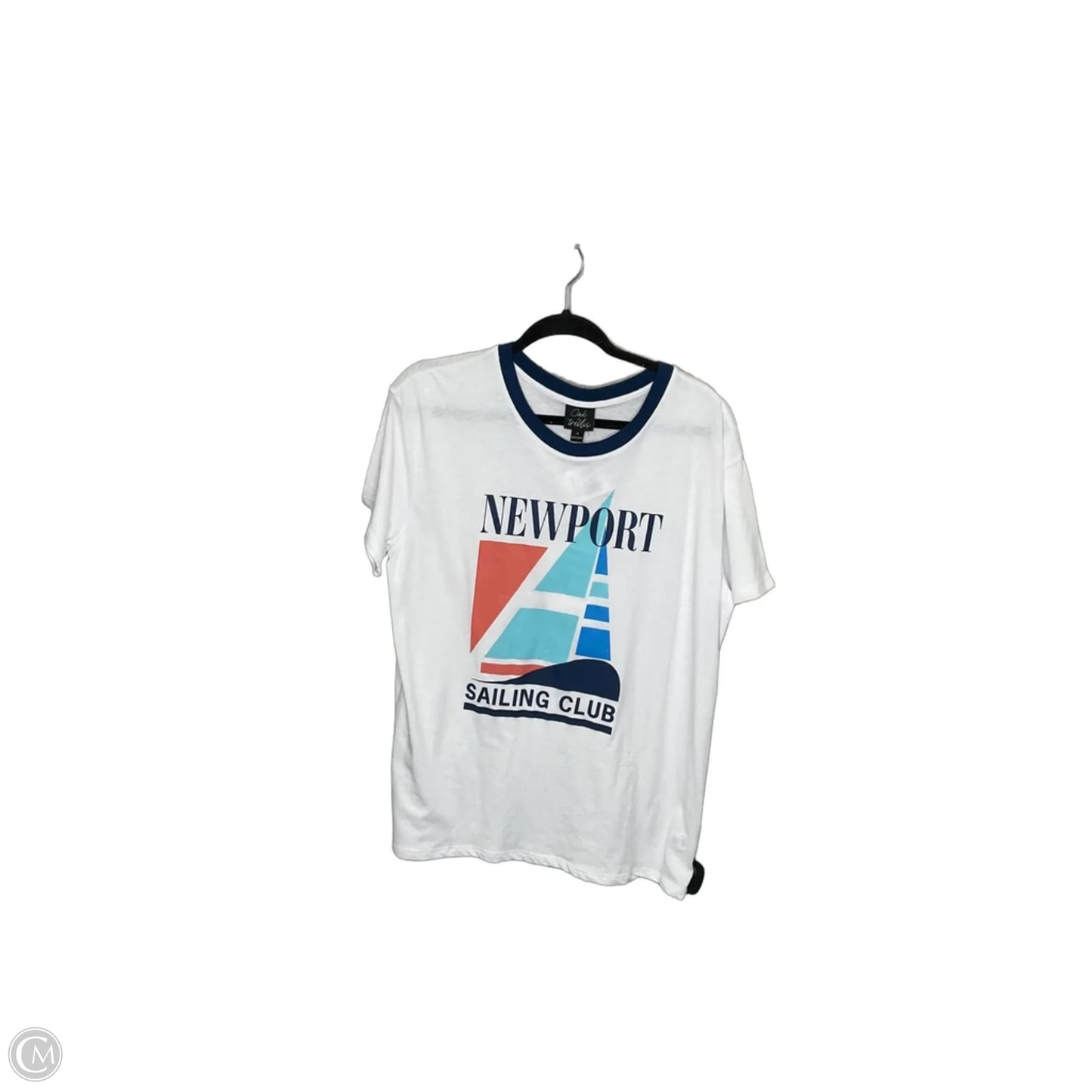 Top Short Sleeve By Clothes Mentor In White, Size: Xl