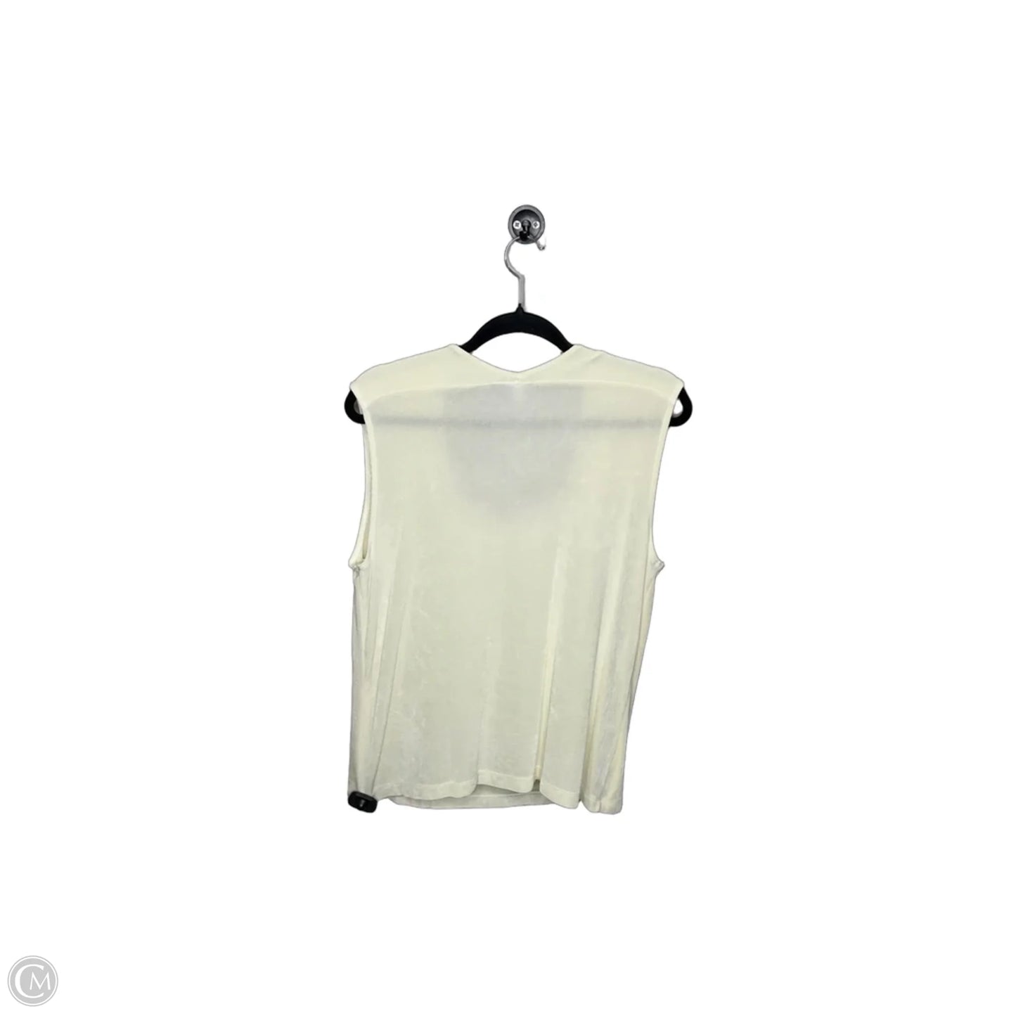 Top Sleeveless Basic By Chicos In Cream, Size: Xl