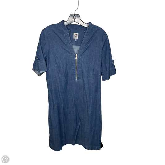 Dress Casual Midi By Anne Klein In Blue, Size: 8