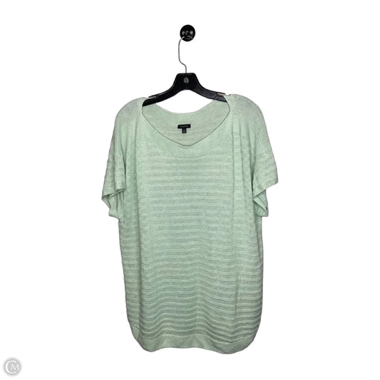 Top Short Sleeve By Talbots In Green, Size: Xl