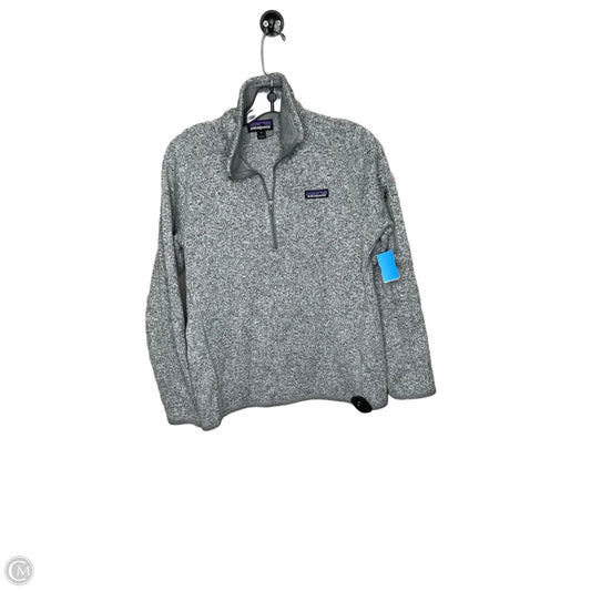 Athletic Sweatshirt Collar By Patagonia In Grey, Size: M
