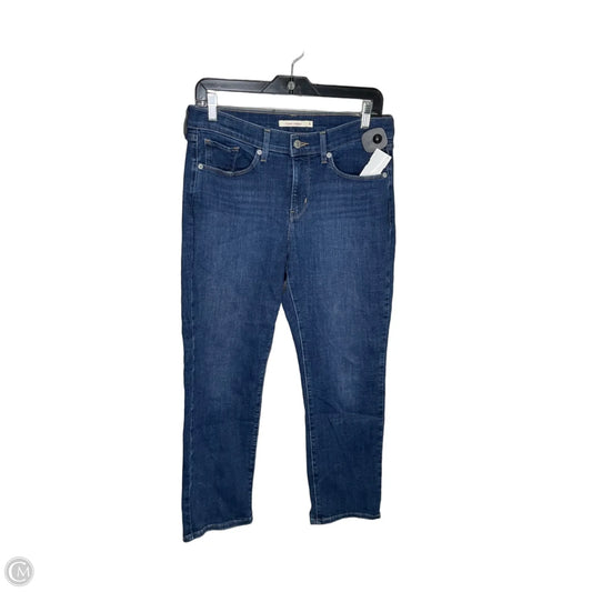 Jeans Straight By Levis In Blue Denim, Size: 6
