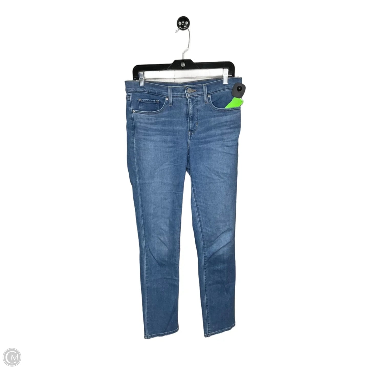 Jeans Skinny By Levis In Blue, Size: 10