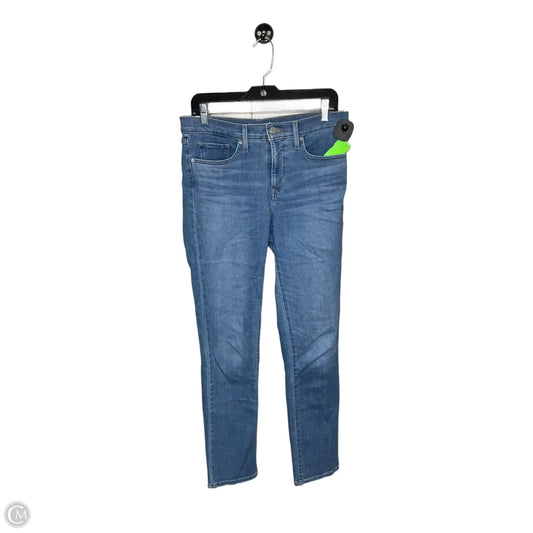 Jeans Skinny By Levis In Blue, Size: 10