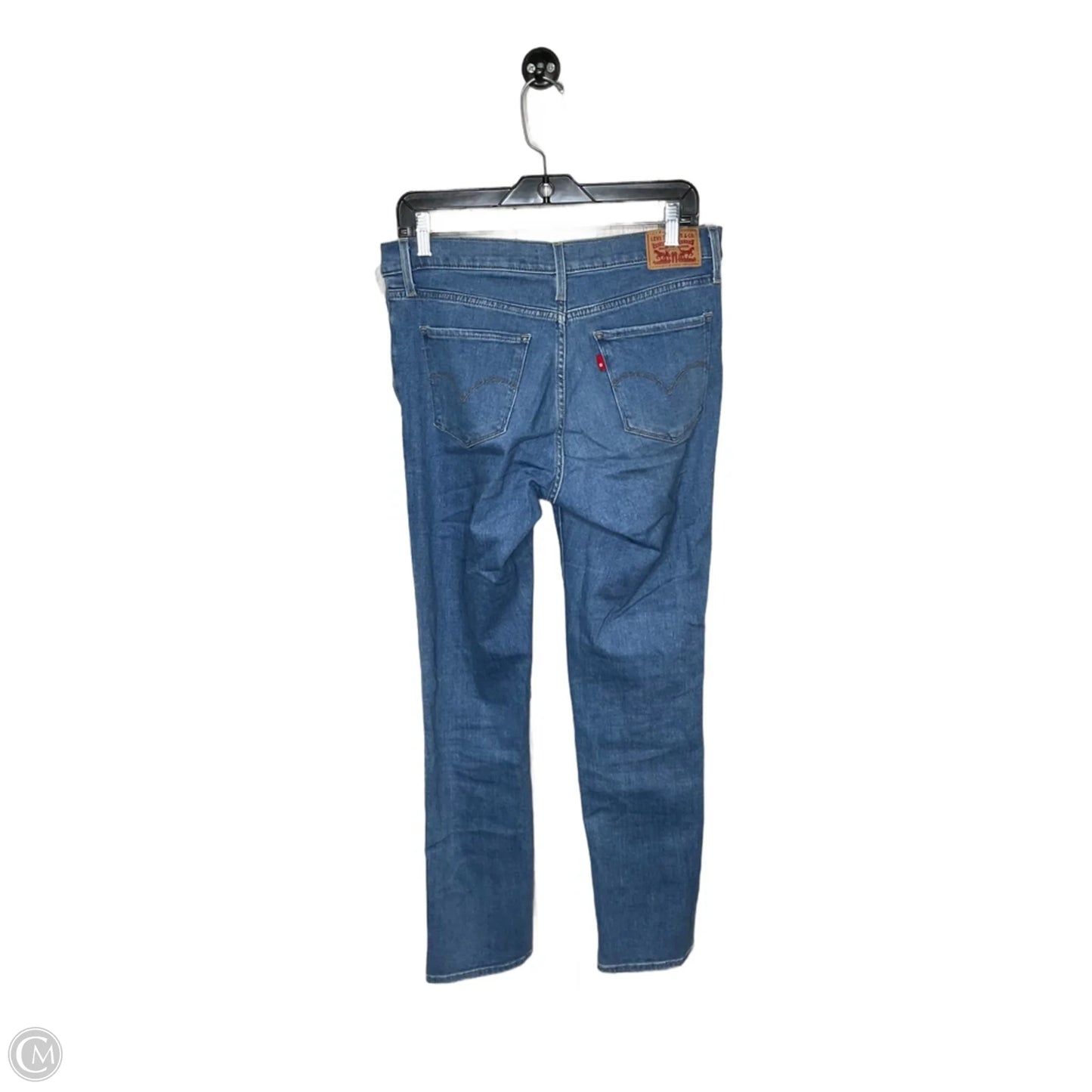 Jeans Skinny By Levis In Blue, Size: 10