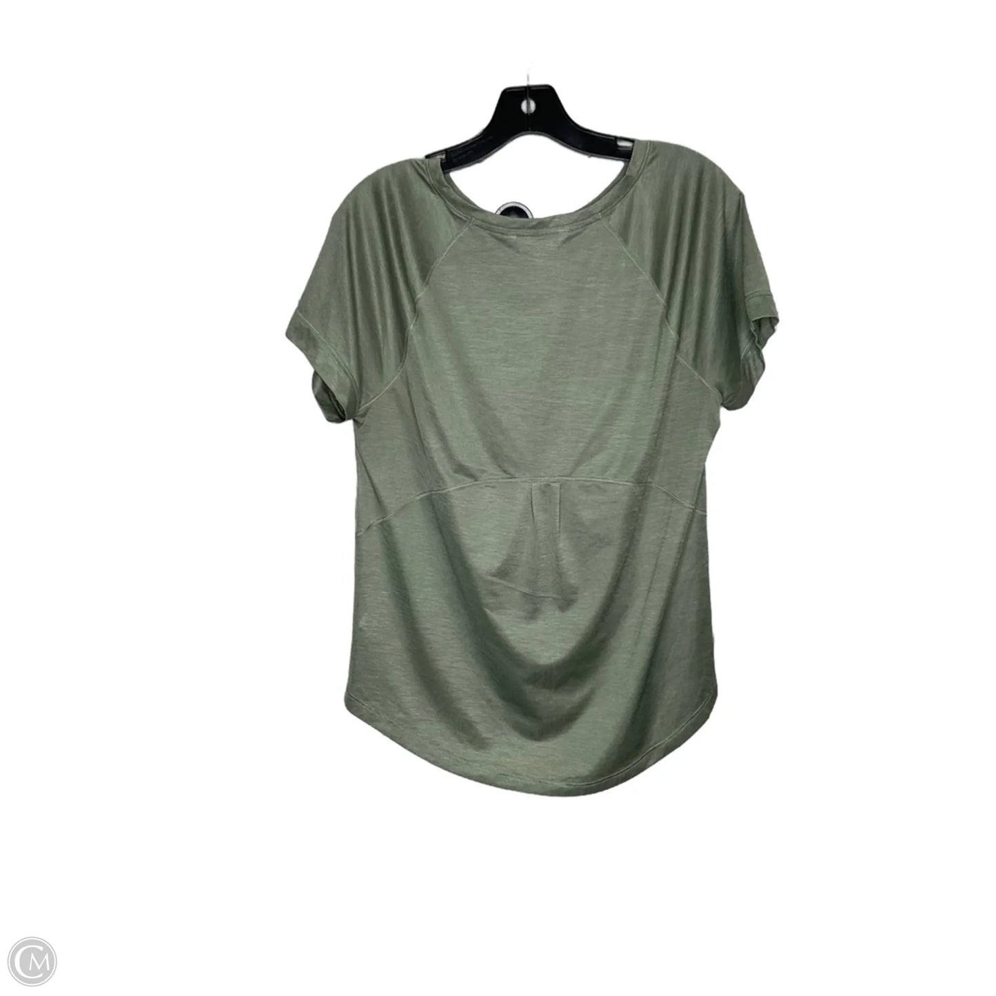 Athletic Top Short Sleeve By Athleta In Green, Size: Xl