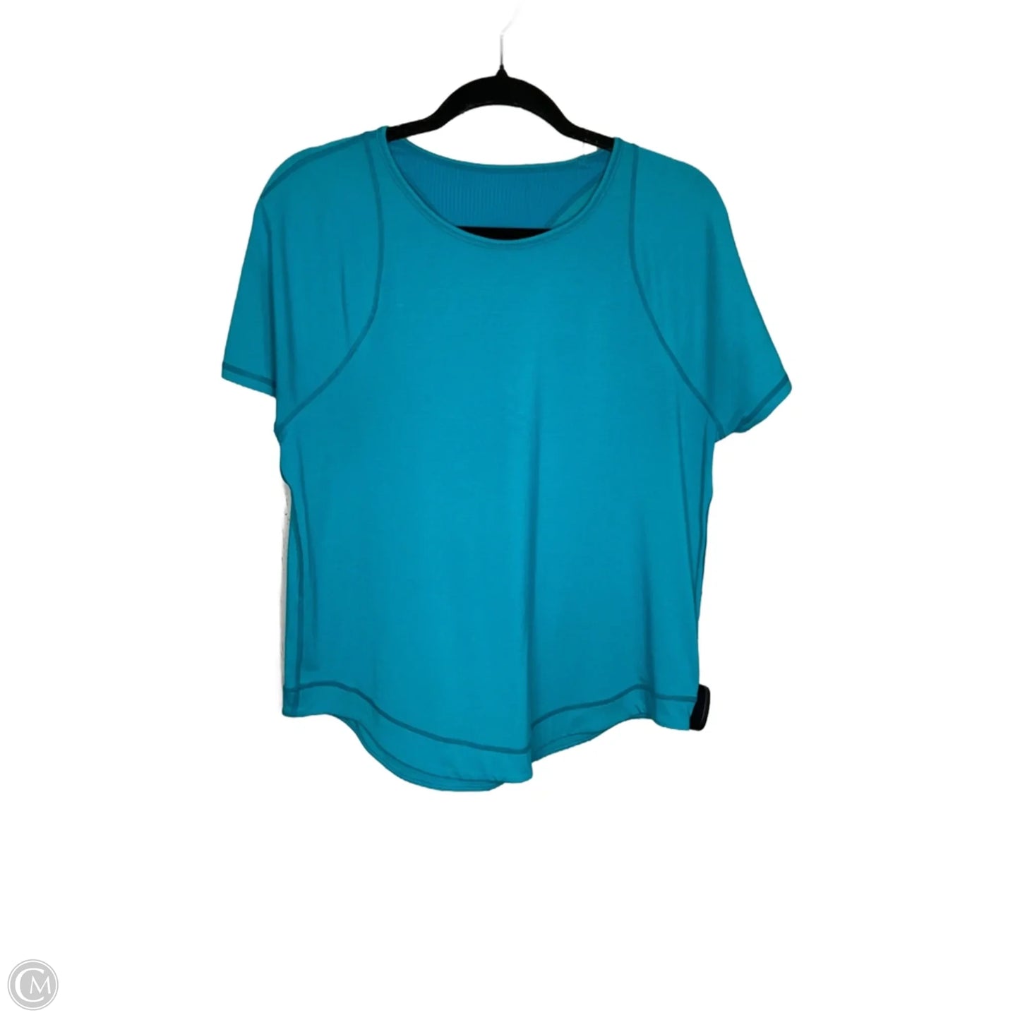 Athletic Top Short Sleeve By Sweaty Betty In Blue, Size: M