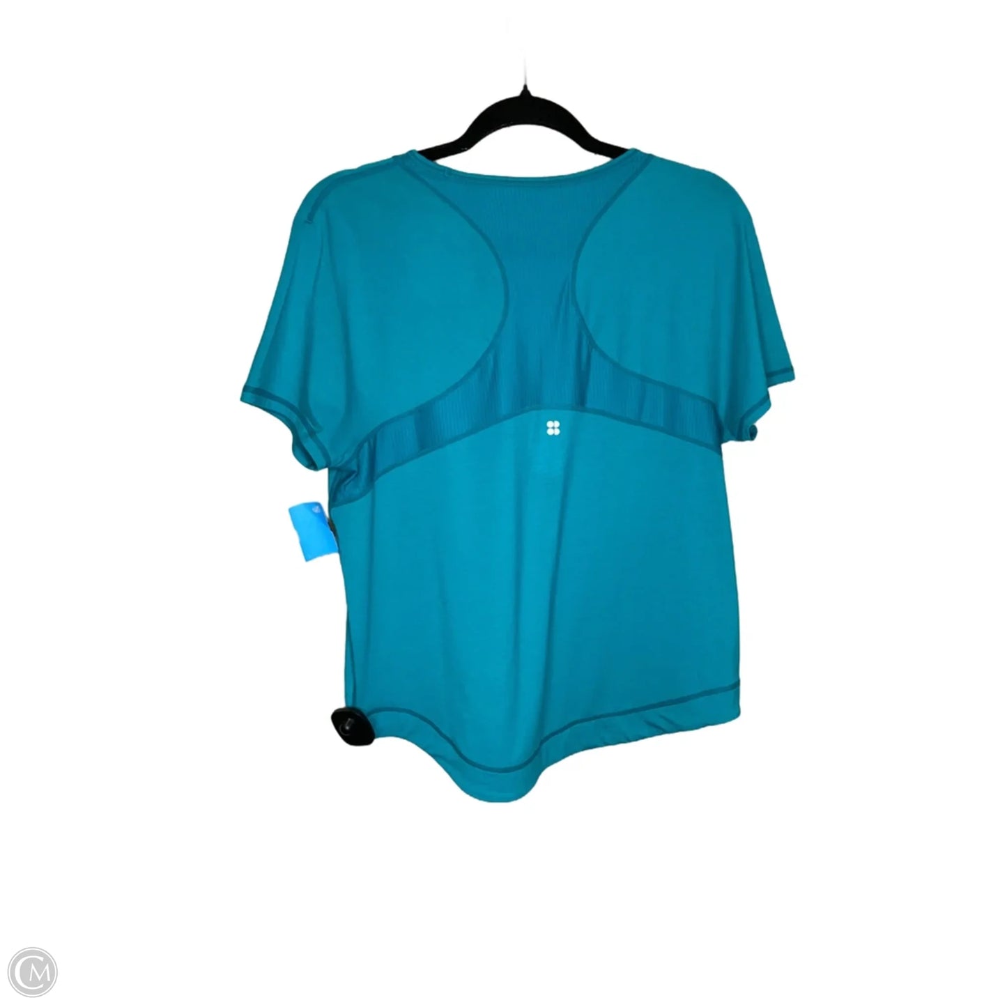 Athletic Top Short Sleeve By Sweaty Betty In Blue, Size: M