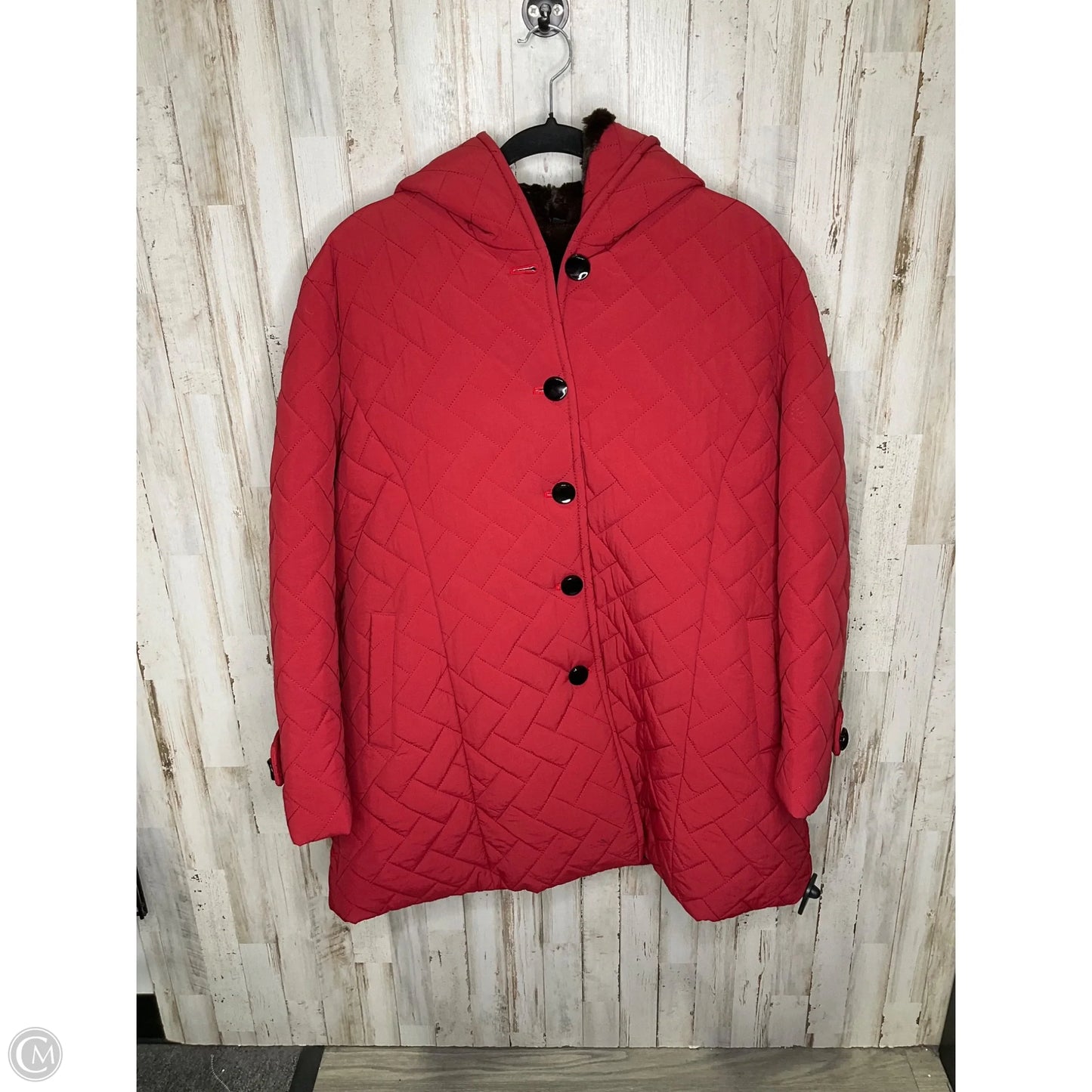 Coat Puffer & Quilted By Clothes Mentor In Red, Size: M