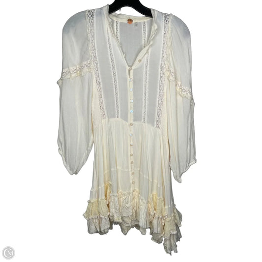 Dress Casual Short By Free People In Cream, Size: Xs