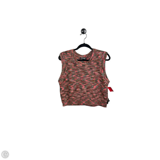Vest Sweater By Steve Madden In Multi-colored, Size: L
