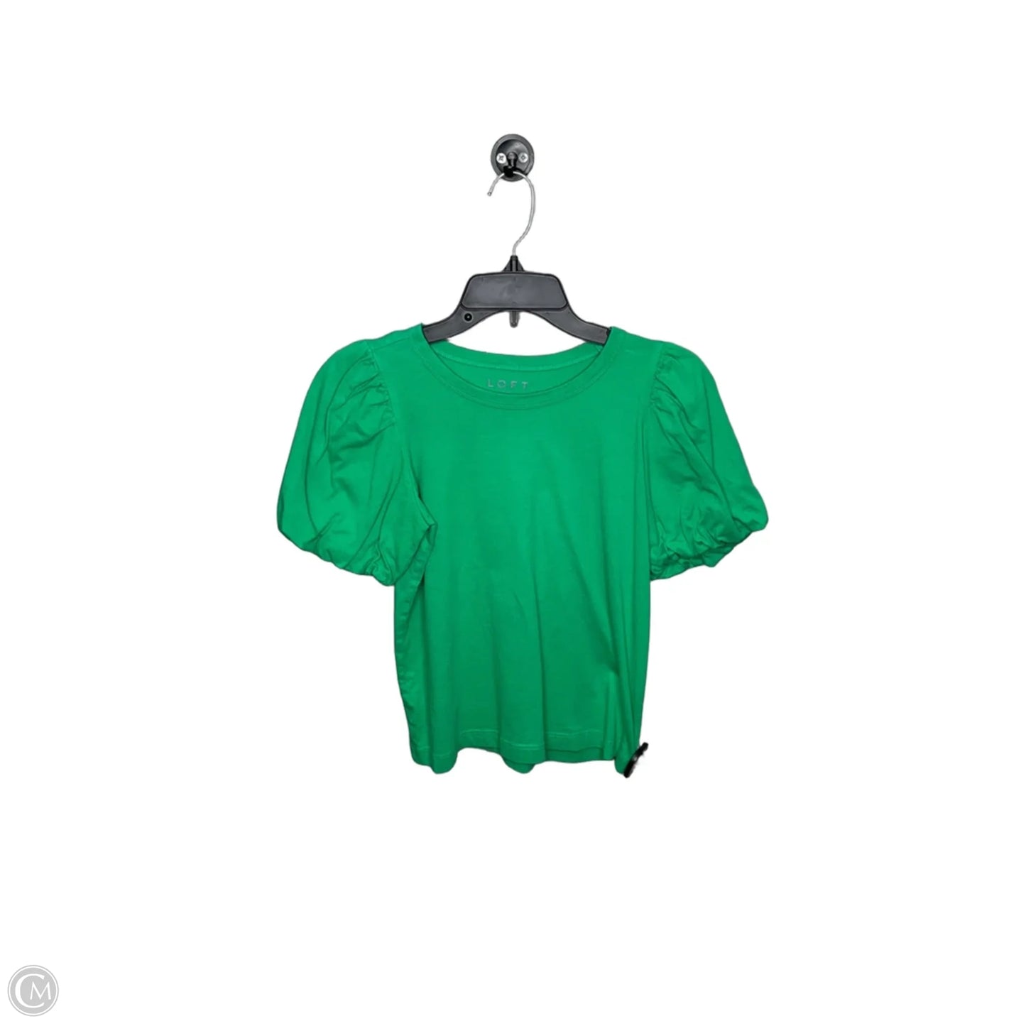 Top Short Sleeve Basic By Loft In Green, Size: Xs