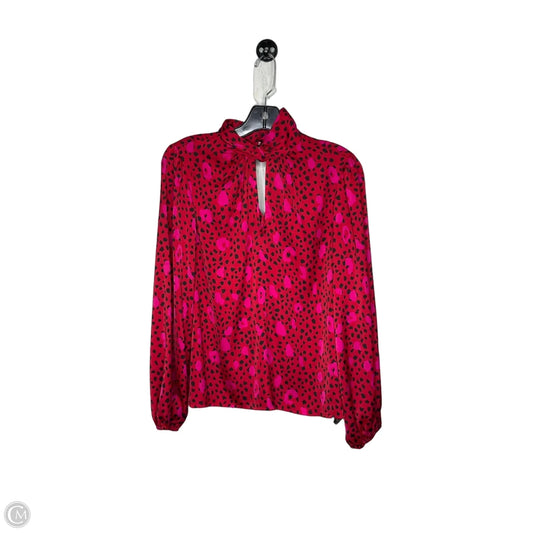 Top Long Sleeve By Nine West In Red, Size: S