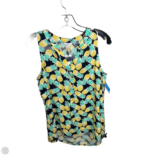 Top Sleeveless By Crown And Ivy In Navy, Size: S