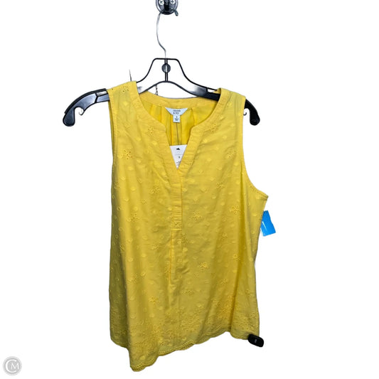 Top Sleeveless By Crown And Ivy In Yellow, Size: S