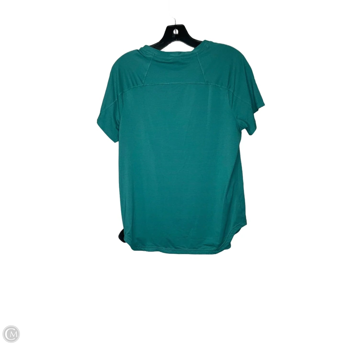 Athletic Top Short Sleeve By Columbia In Teal, Size: M