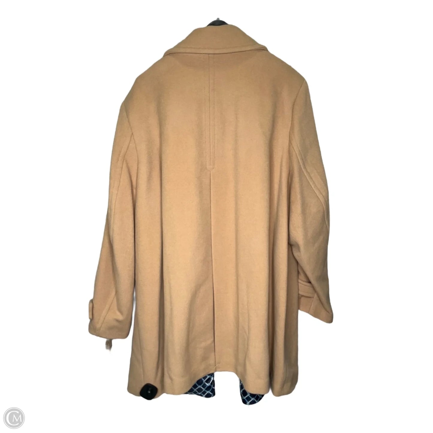 Coat Wool By Lands End In Tan, Size: 26