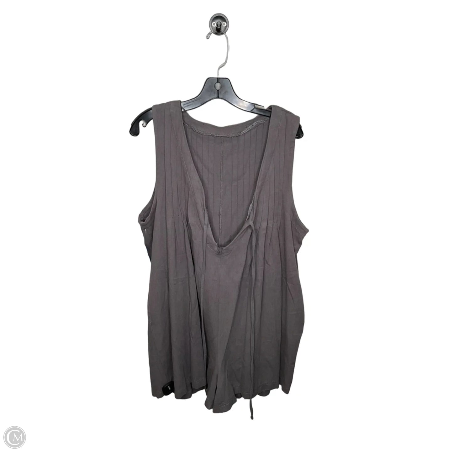 Romper By Clothes Mentor In Grey, Size: L