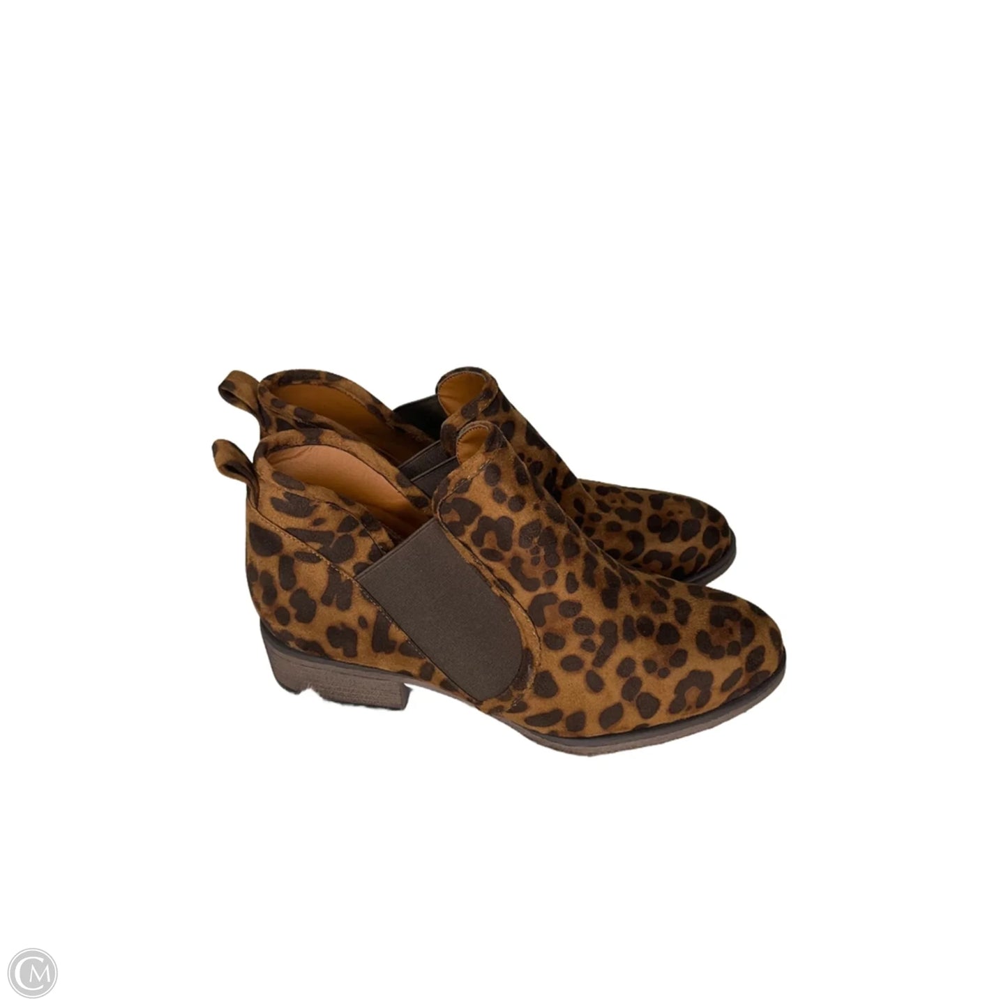Boots Ankle Flats By Pierre Dumas In Animal Print, Size: 10