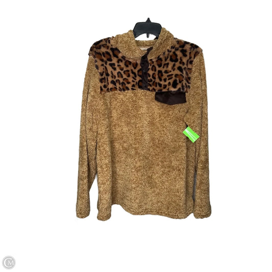 Sweatshirt Collar By Oddi In Animal Print, Size: 1x
