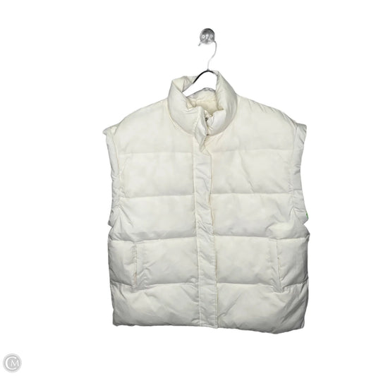 Vest Puffer & Quilted By Clothes Mentor In Cream, Size: 2x