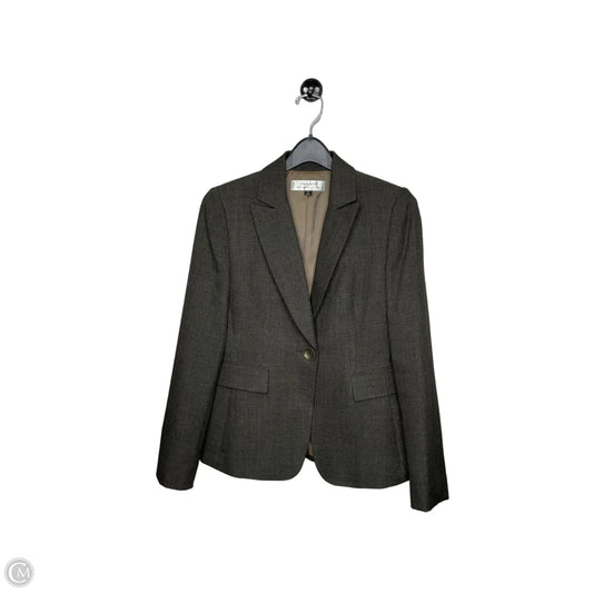 Blazer By Tahari By Arthur Levine In Brown, Size: 4