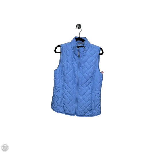 Vest Puffer & Quilted By Talbots In Blue, Size: S