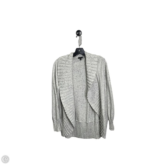 Sweater Cardigan By Talbots In Grey, Size: L
