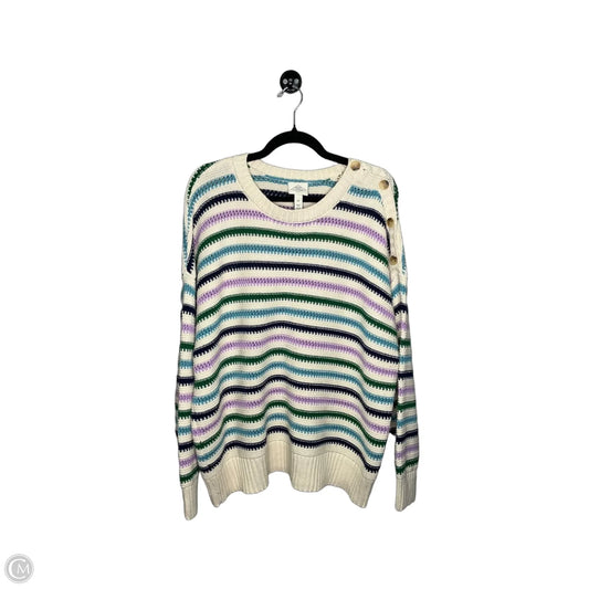 Sweater By St Johns Bay In Striped Pattern, Size: 1x