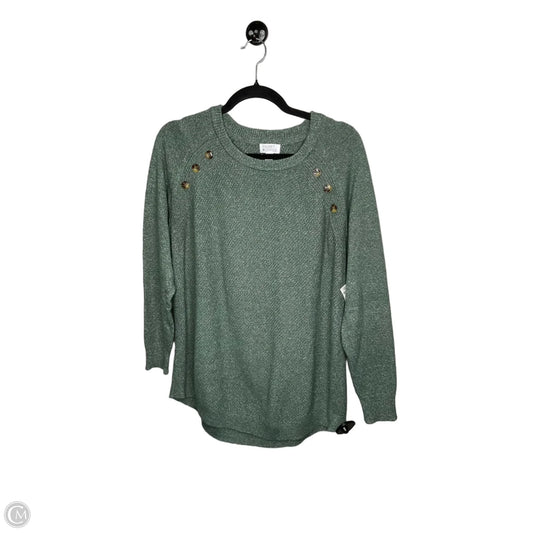 Sweater By Market & Spruce In Green, Size: 1x