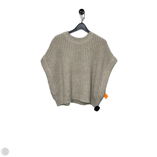Vest Sweater By Ae77 In Taupe, Size: L