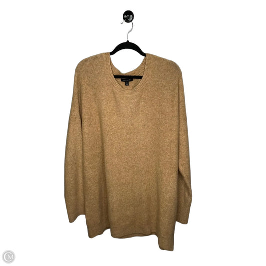Sweater By Ann Taylor In Tan, Size: Xxl