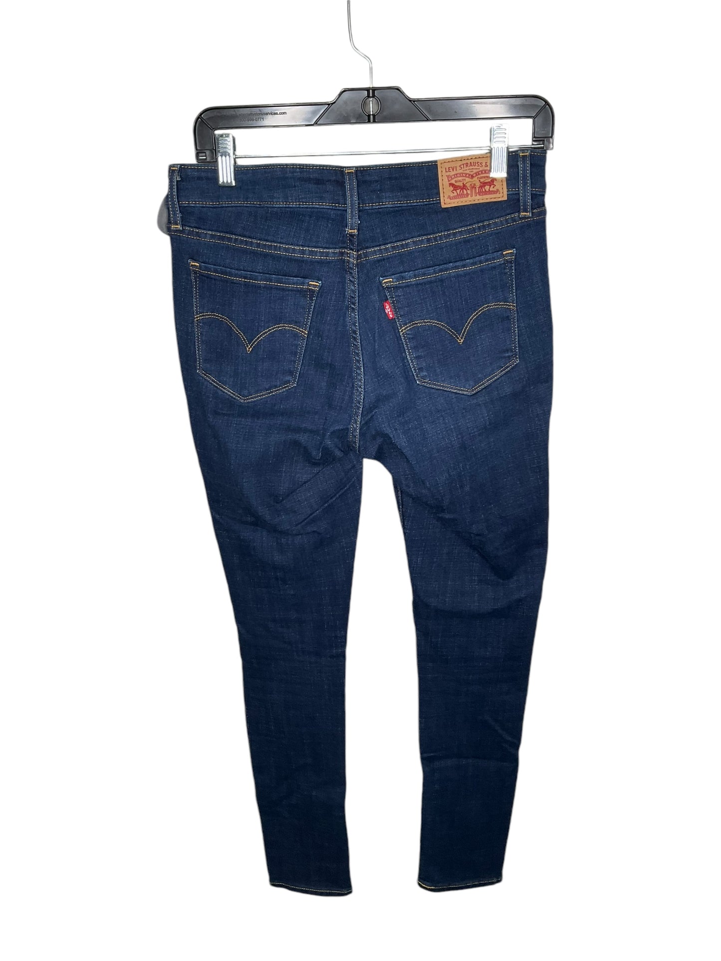 Jeans Skinny By Levis In Blue Denim, Size: 6