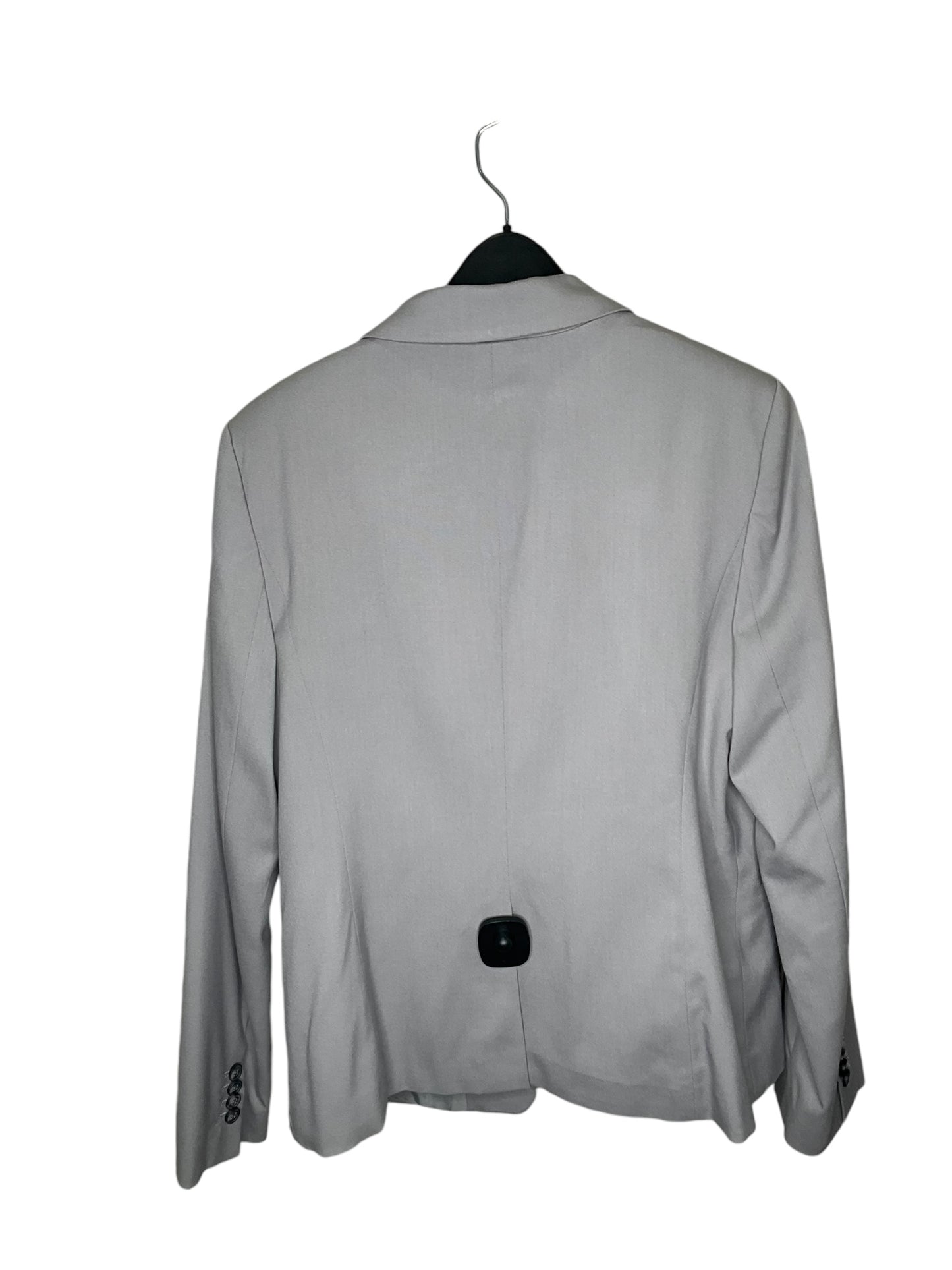 Blazer By Ann Taylor In Grey, Size: 10