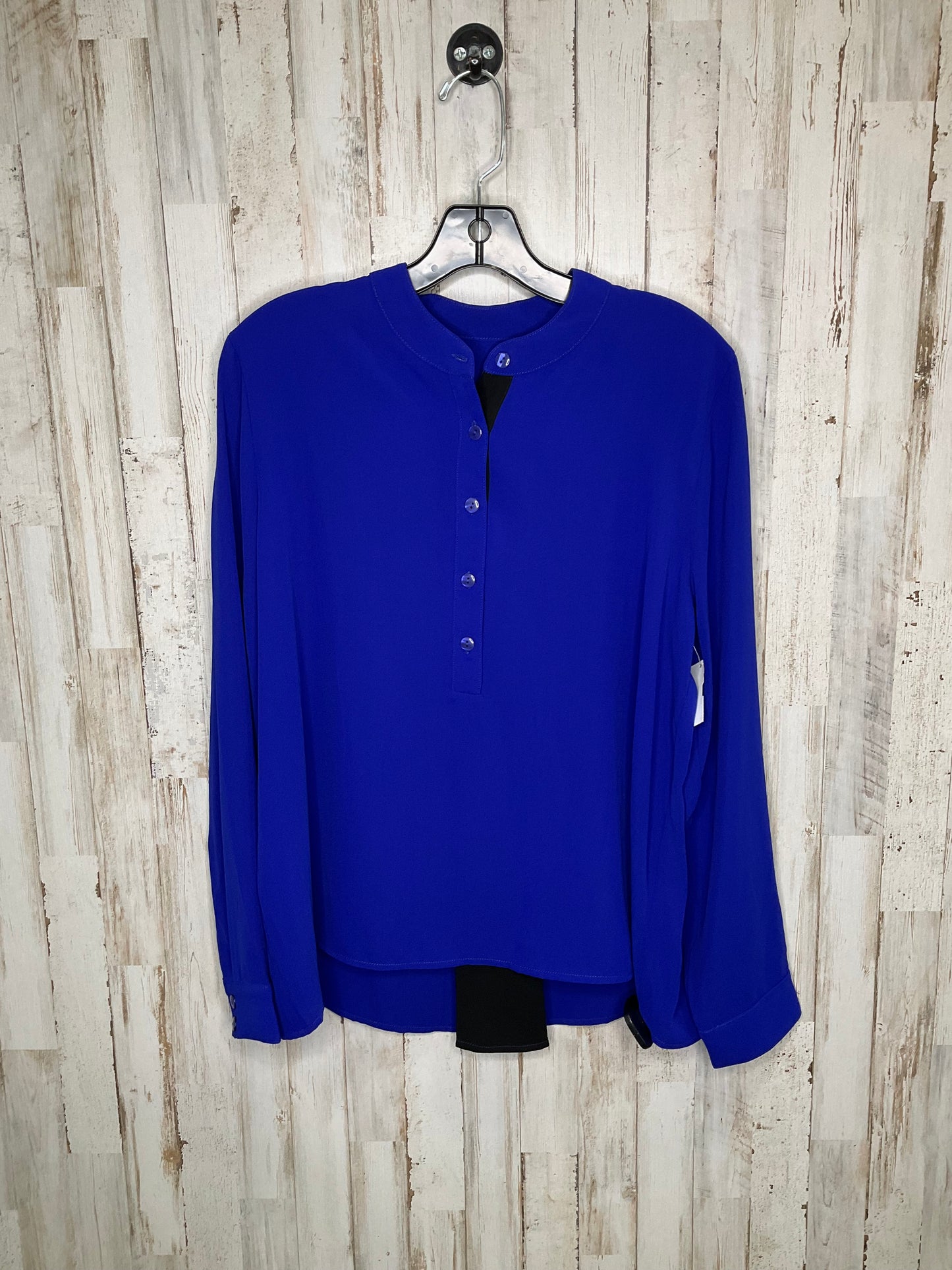 Blue Top Long Sleeve Badgley Mischka, Size L