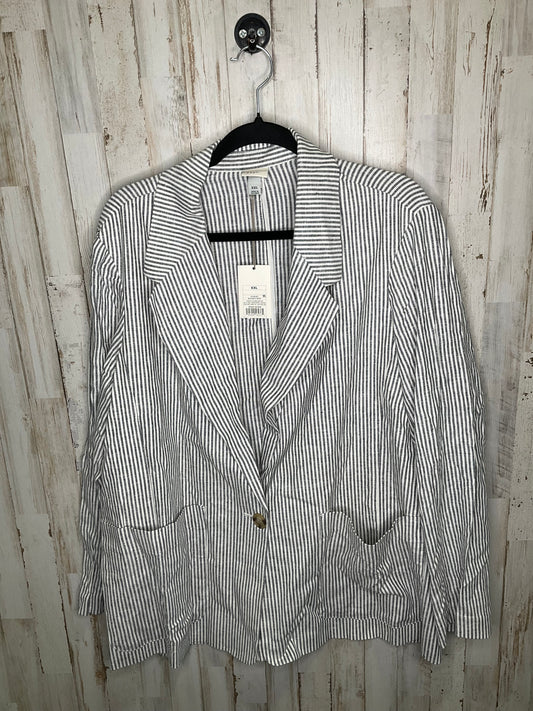 Striped Pattern Blazer A New Day, Size 1x