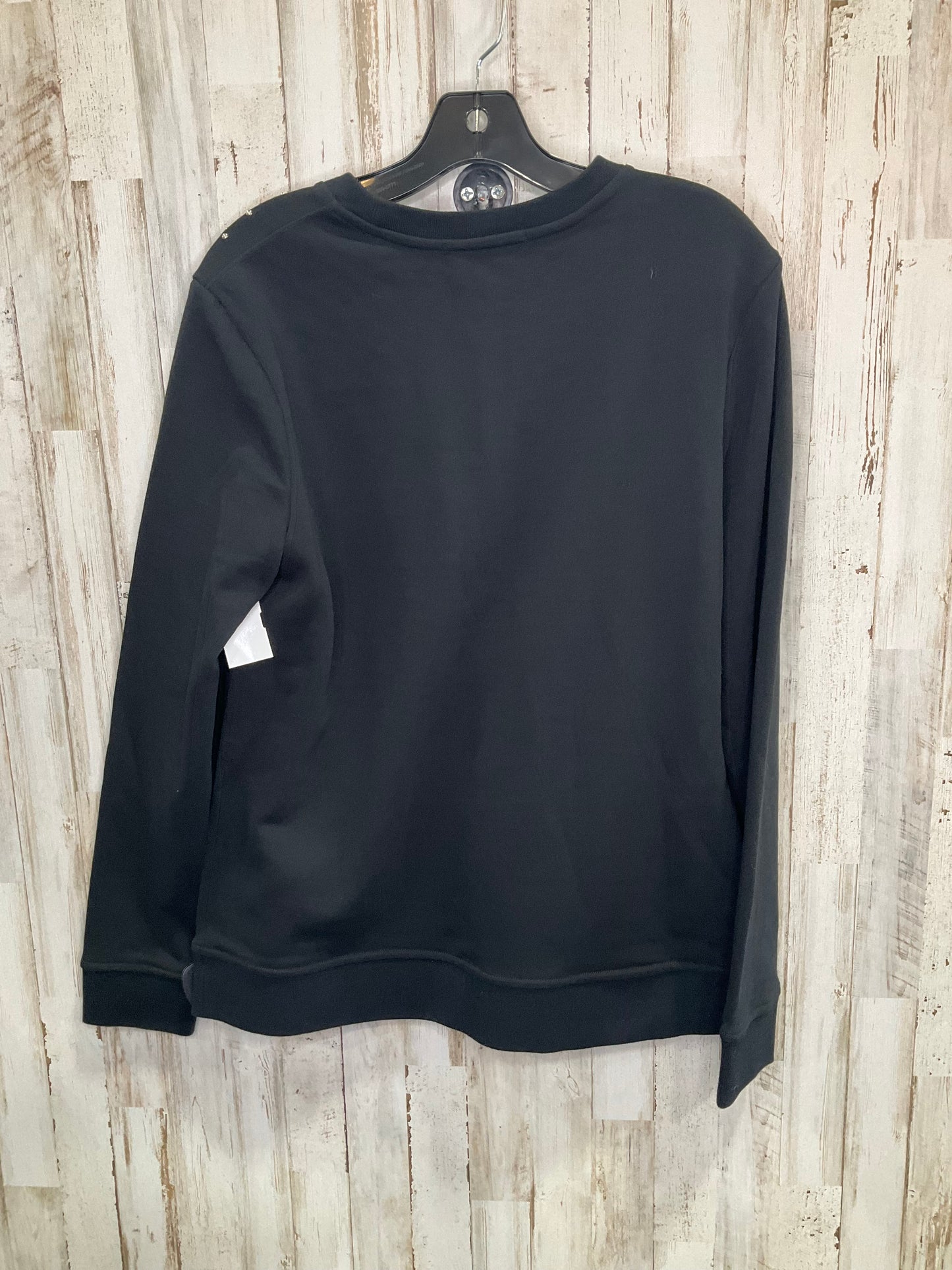 Black Sweatshirt Crewneck Karl Lagerfeld, Size L