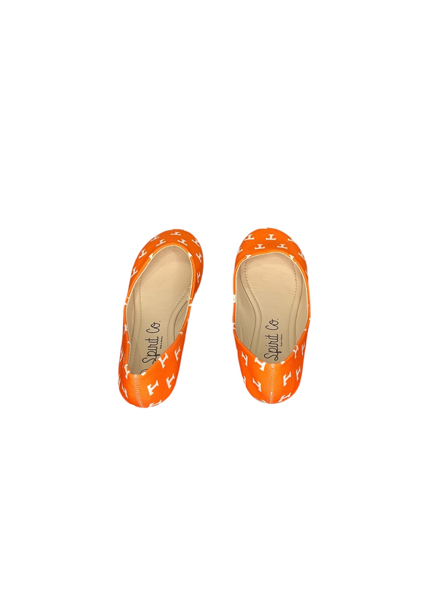 Shoes Flats By Clothes Mentor In Orange, Size: 9